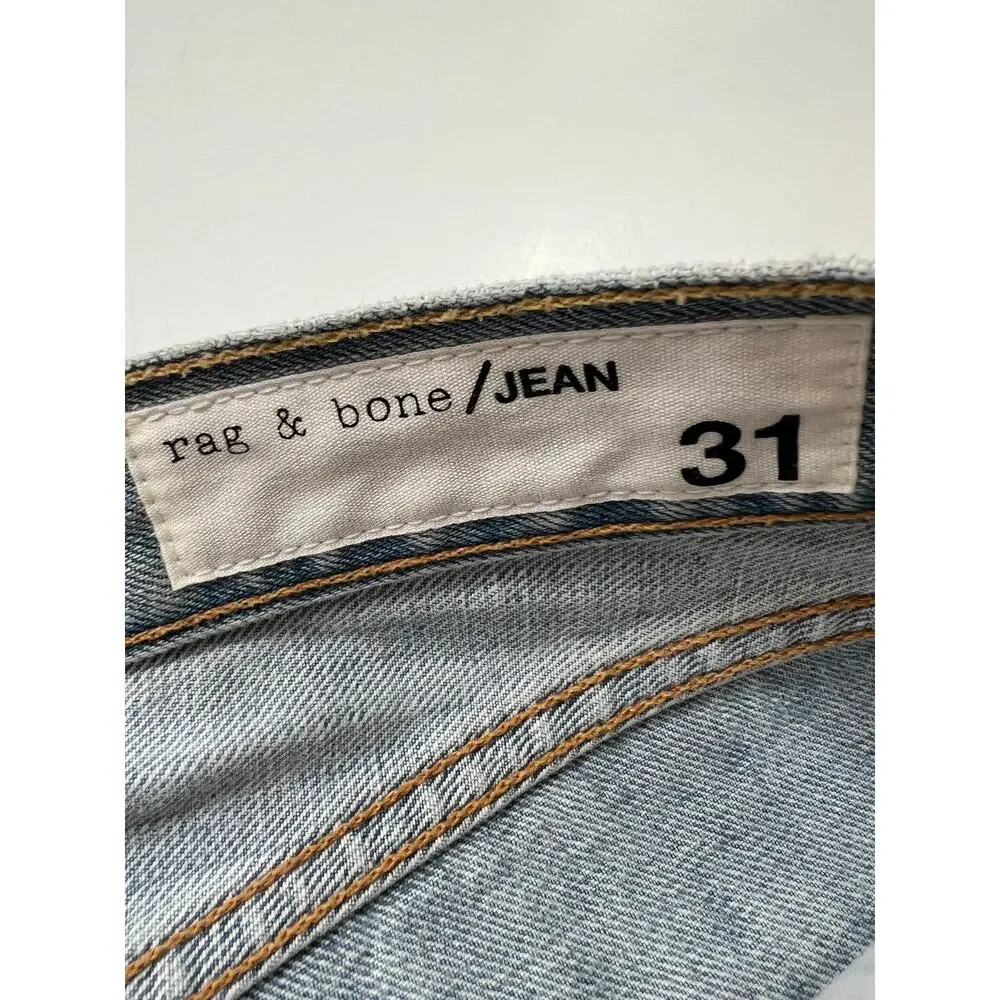 Rag & Bone Womens Union Pool Marilyn Distressed Jeans W1718K165UNI Size 31 - Picture 3 of 16